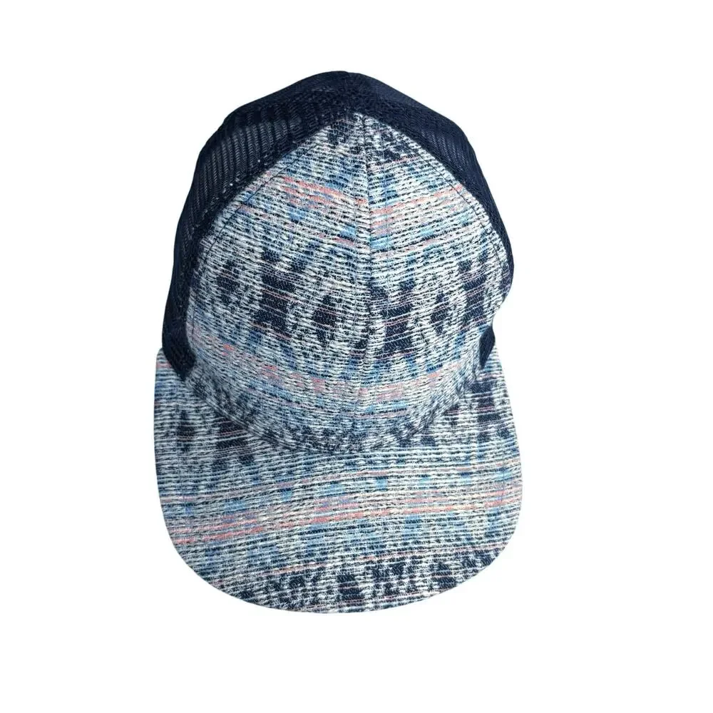 George Hats Blue Serape Trucker Hat‎ Panel Cap KIDS YOUTH 3-5 YO 50+ UPF Dadlike